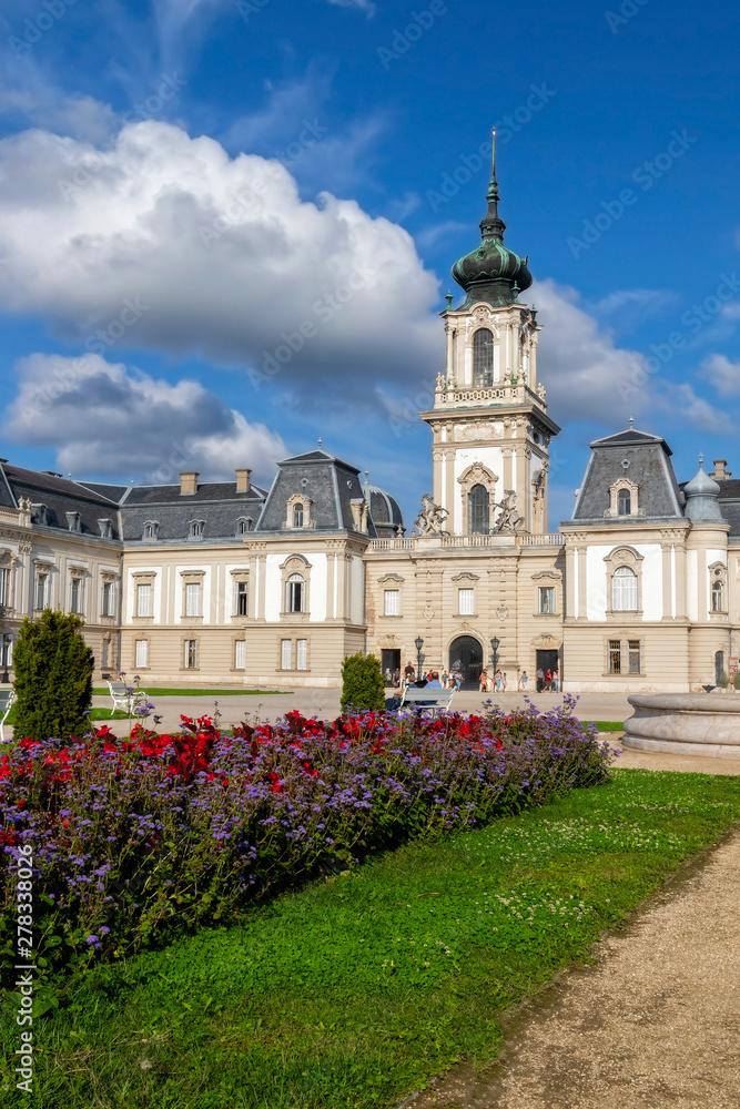 Famous Hungarian castle in a town Keszthely