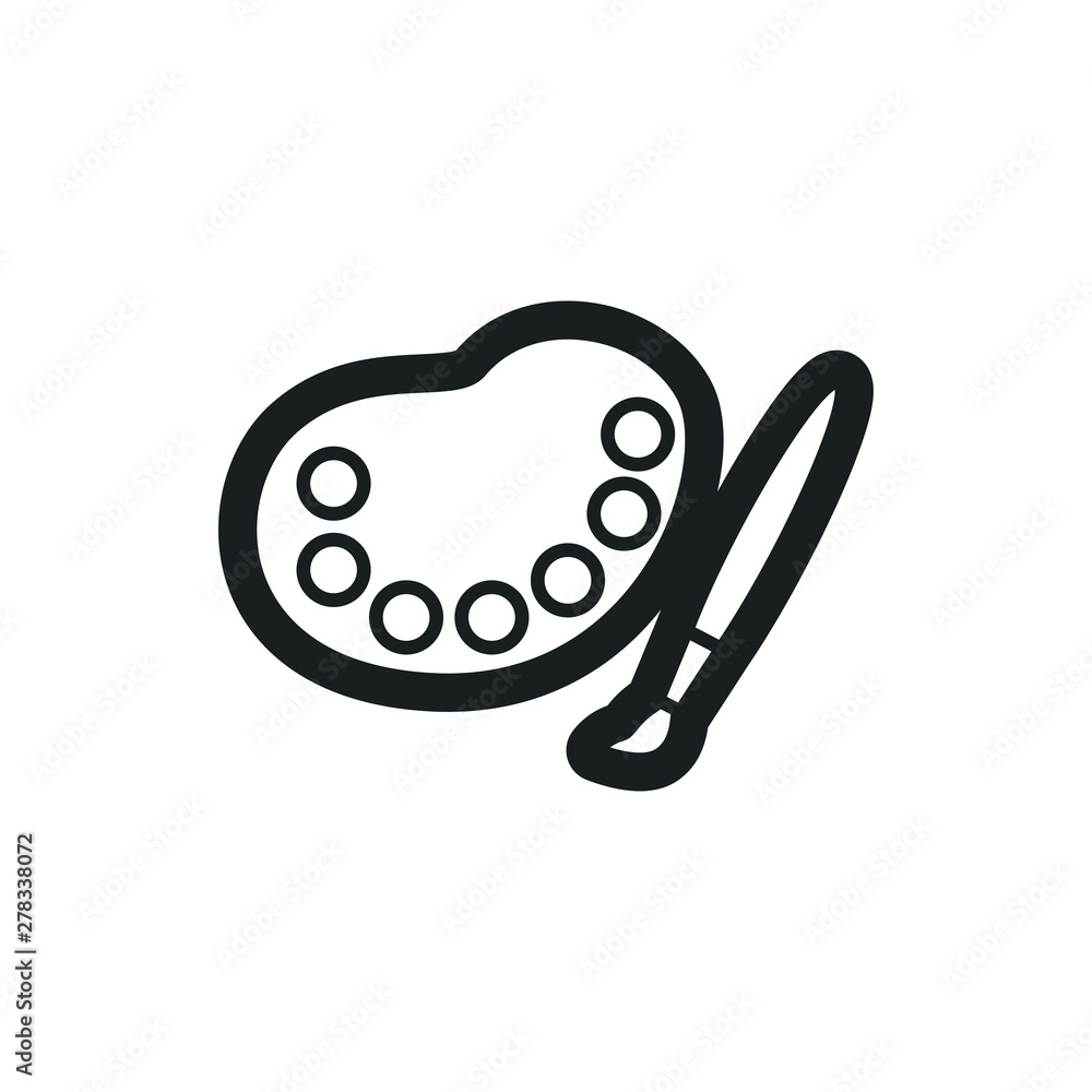 Obraz premium paint vector icon