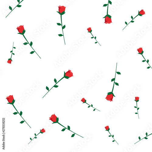 delicate flowers rose decoration background