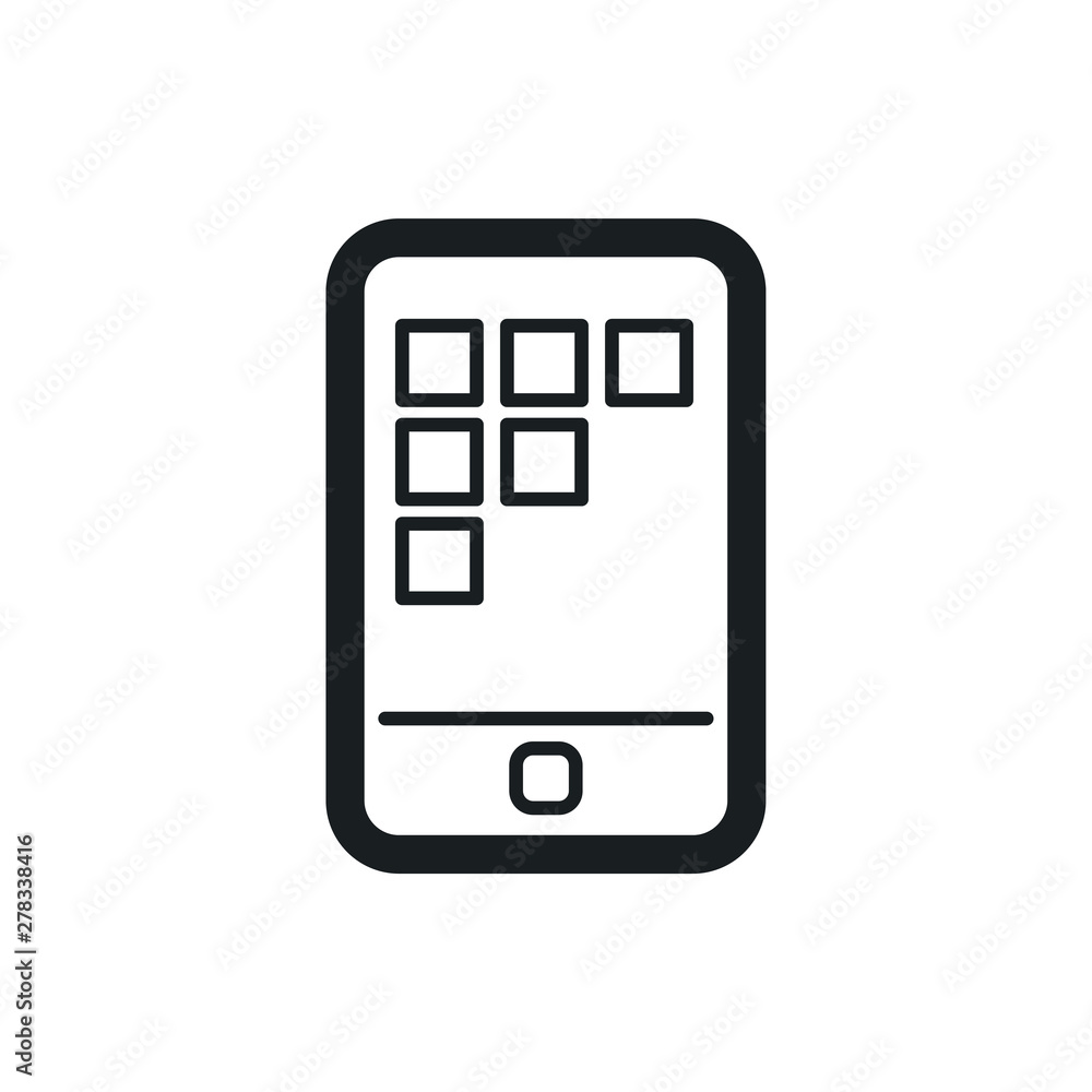 mobile app vector icon mobile app vector icon