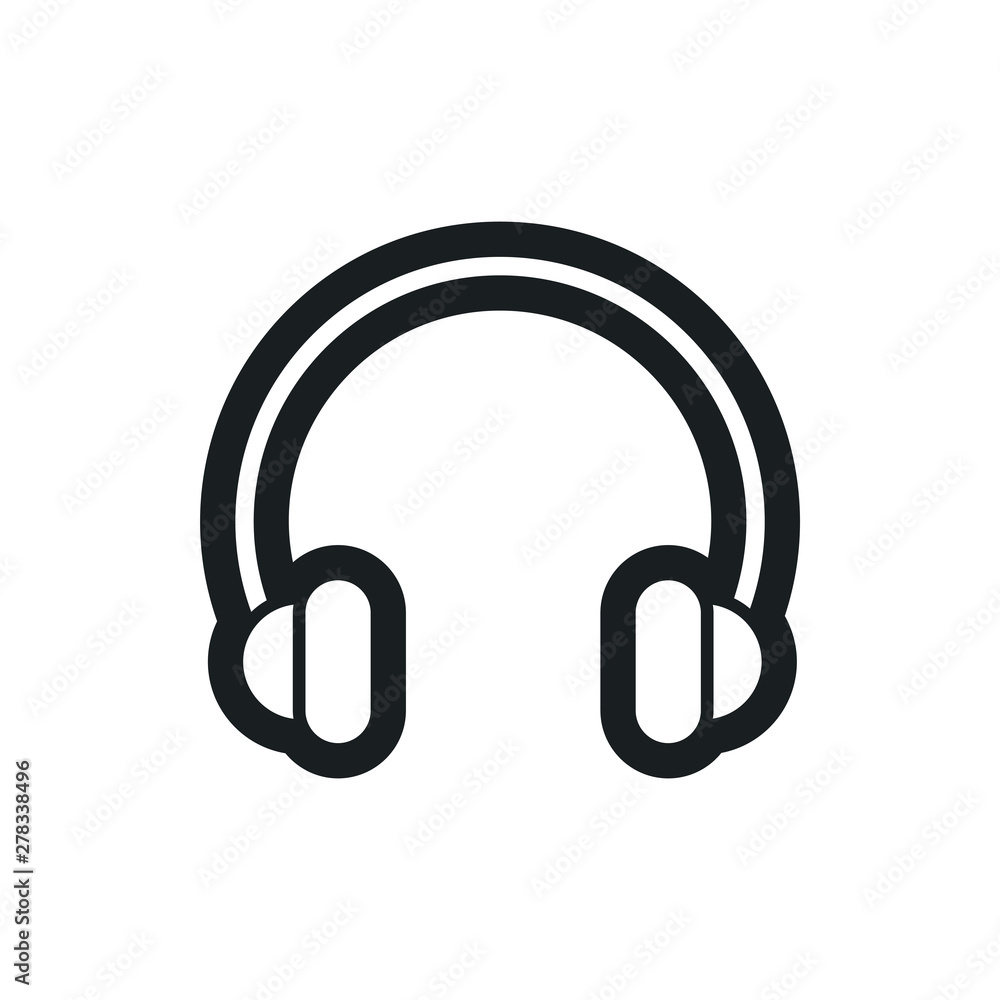 headphones vector icon headphones vector icon