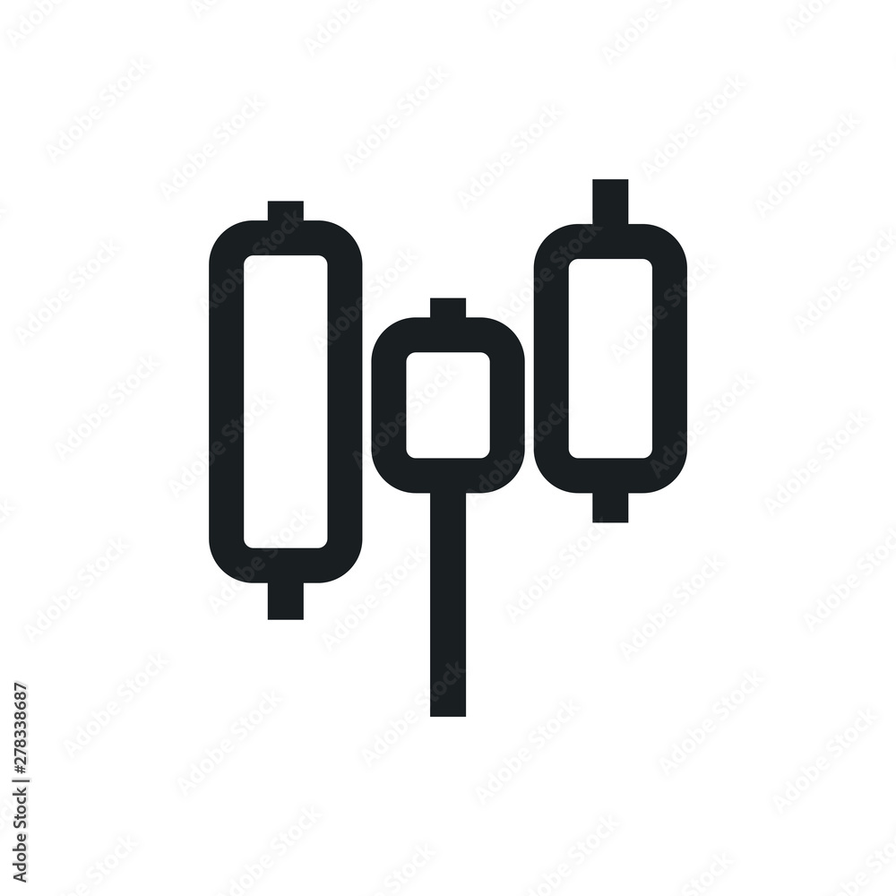 japanese candle vector icon japanese candle vector icon