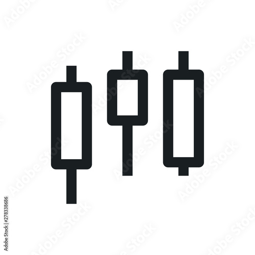 japanese candle vector icon