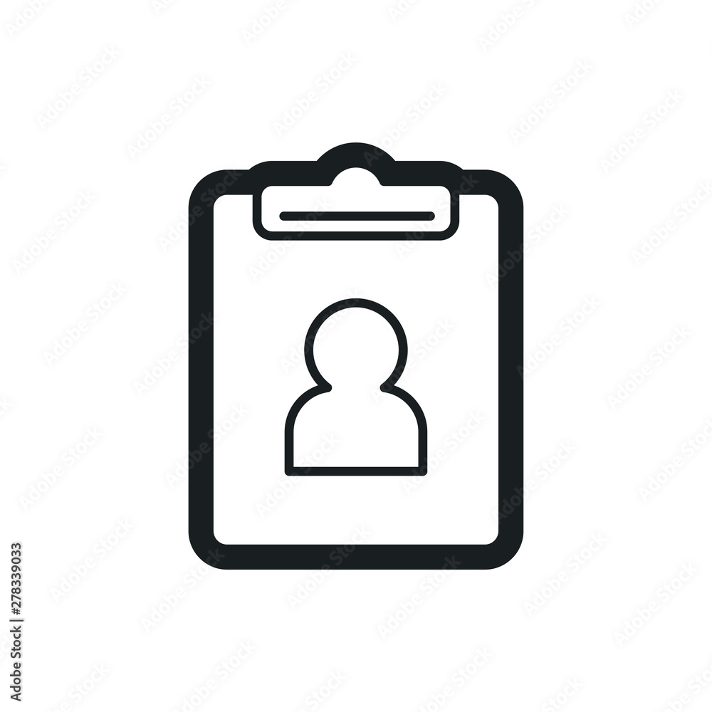 personal information vector icon personal information vector icon