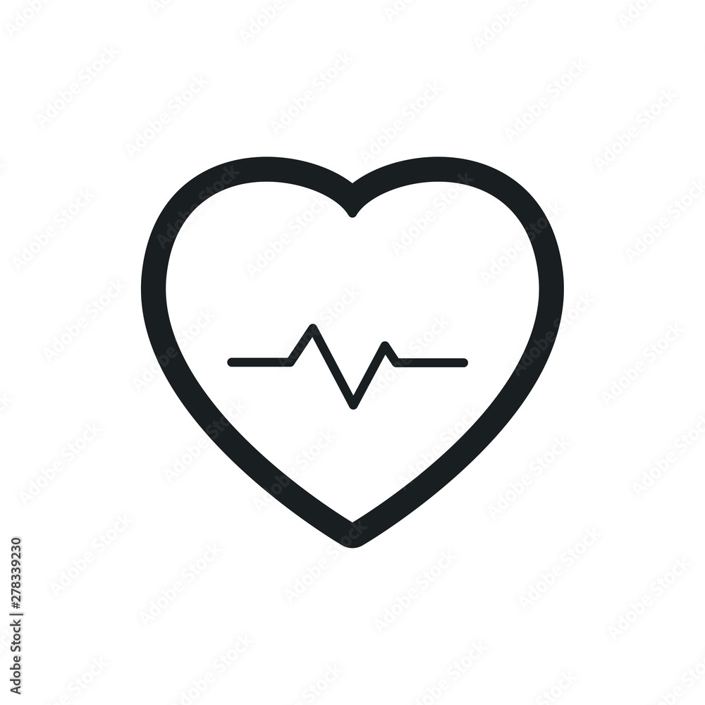 heart pulse vector icon heart pulse vector icon