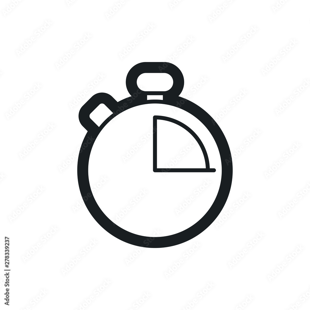 stopwatch vector icon stopwatch vector icon