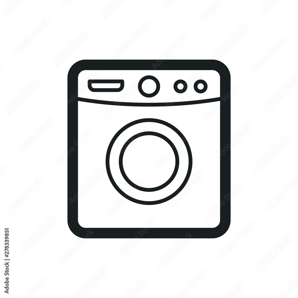 washer vector icon washer vector icon