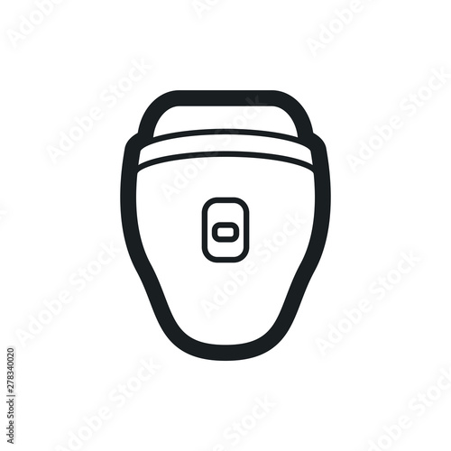 epilator vector icon