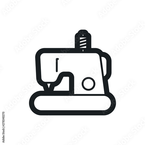 sewing machine vector icon