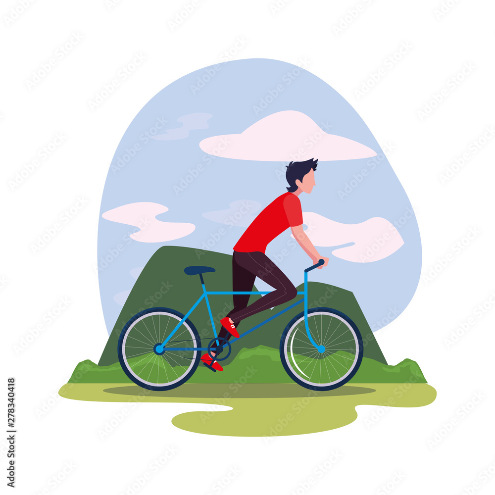 people riding bicycle activity image