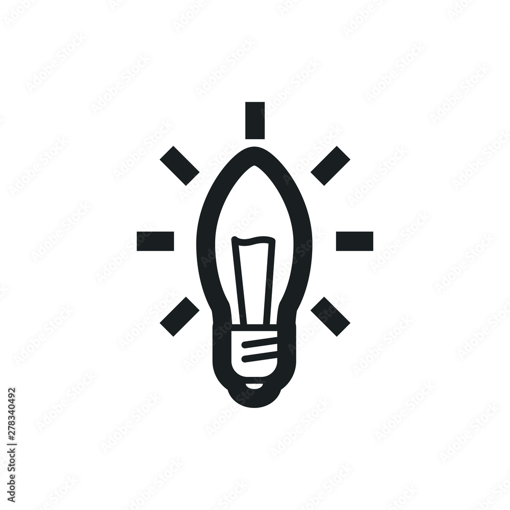light bulb vector icon light bulb vector icon