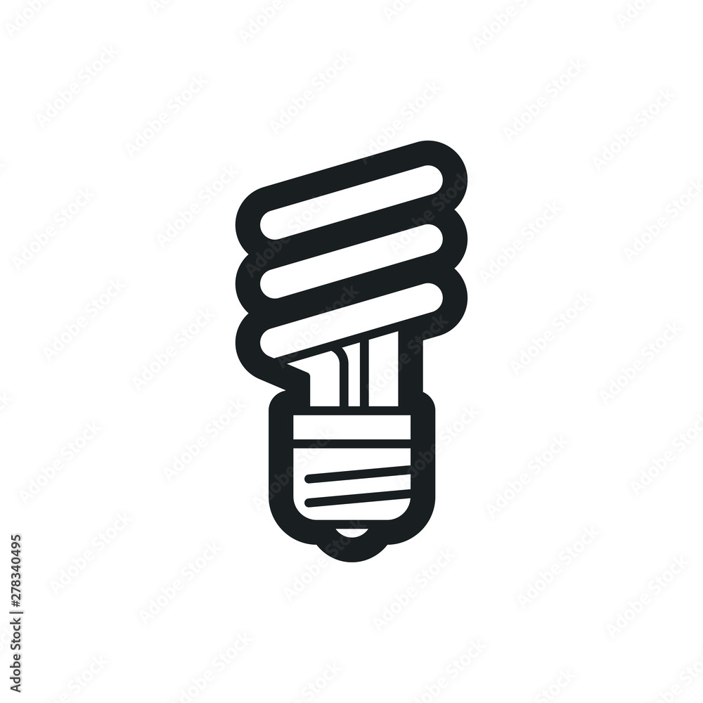 economy bulb vector icon economy bulb vector icon