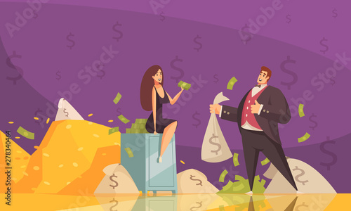 Rich Man Background Poster 