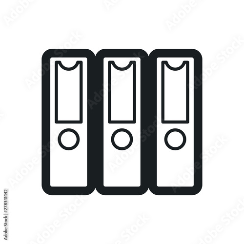 binder vector icon