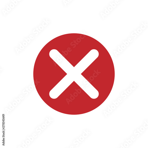 Quality control related vector icon. Fail - Vector
