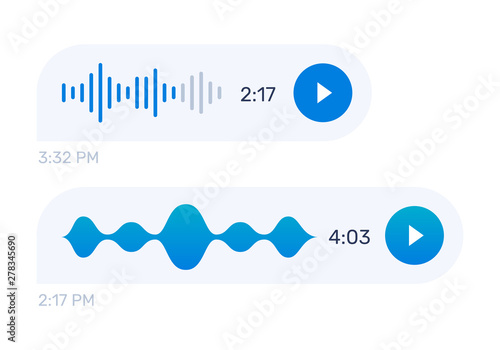 Voice message chart