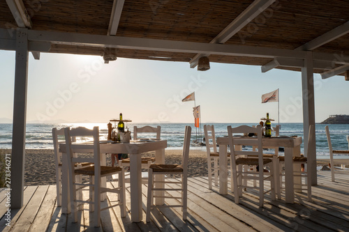 Griechische Taverne auf Naxos Kykladen