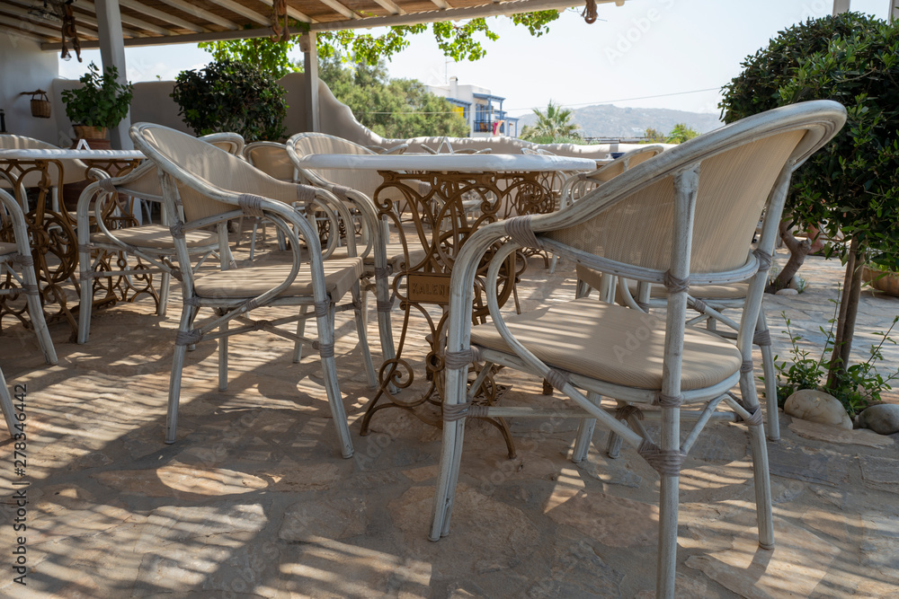 Griechische Taverne auf Naxos Kykladen