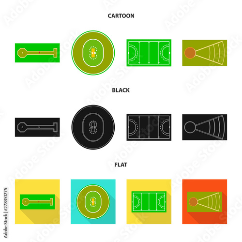 Vector design of scheme and construction logo. Set of scheme and bullring stock symbol for web.
