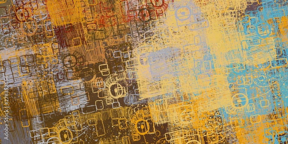 Retro style oil drawing. 2d illustration. Texture backdrop painting. Creative chaos structure element. Retro style oil drawing. 2d illustration. Texture backdrop painting. Creative chaos structure element.