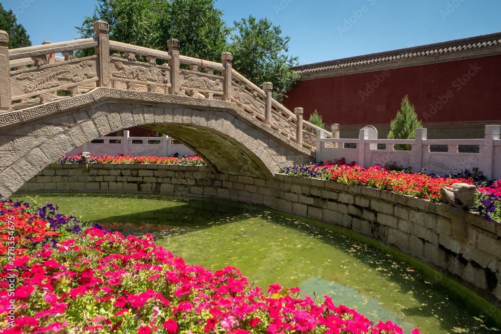 Bridge at the Confucius Temple in Wuwei, China