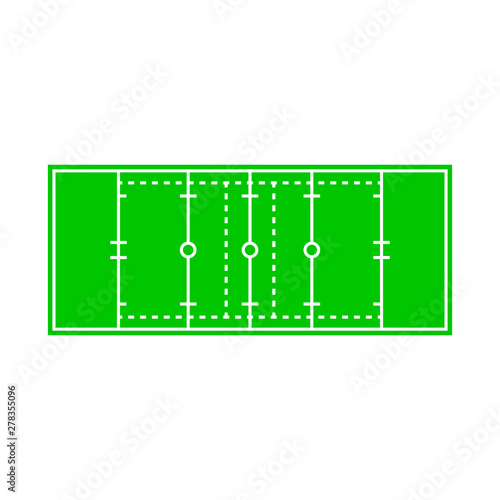 Isolated object of rugby and stadium icon. Collection of rugby and goal stock vector illustration.