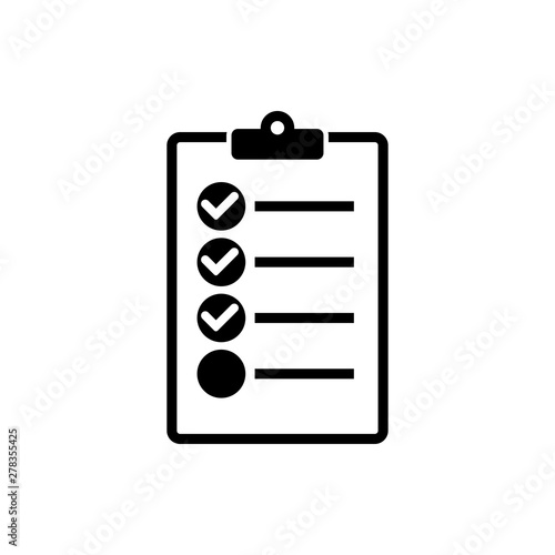 checklist icon vector illustration - icon
