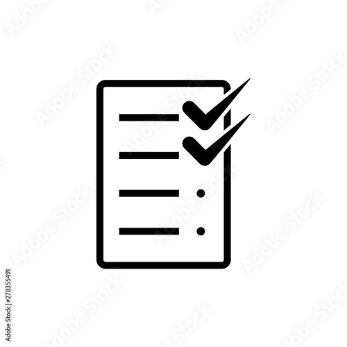 checklist icon vector illustration - icon