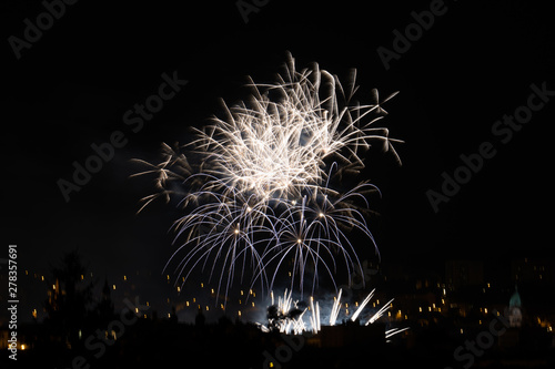 Fireworks at Limoges  France  Juillet 2019