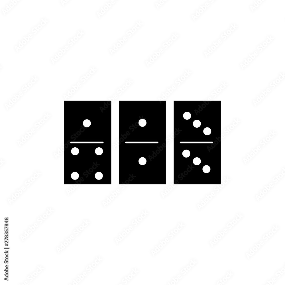 Domino Cart Icon Vector Illustration - Vector Domino Cart Icon Vector Illustration - Vector