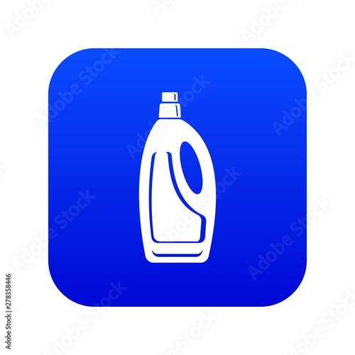 Detergent bottle icon. Simple illustration of detergent bottle vector icon for web