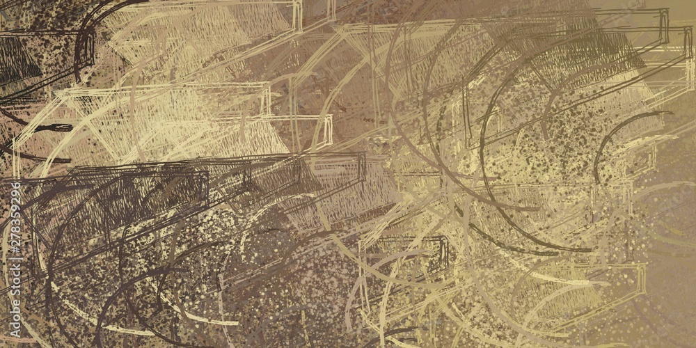 Obraz premium Canvas painting. Colorful background texture. 2d illustration. Texture backdrop. Creative chaos structure.