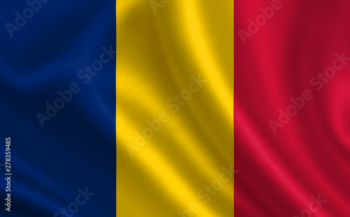 Image of the flag Chad. Series 
