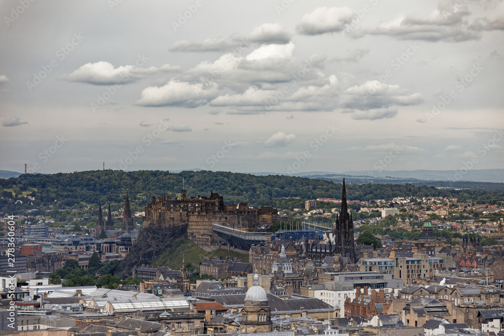 Edinburgh Castle and cityscape - Scotland, United Kingdom