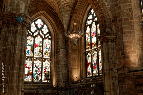 St Giles Cathedral interior - Edinburgh, Scotland, United Kingdom