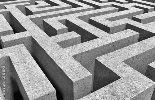 Vászonkép 3d labyrinth maze challenge