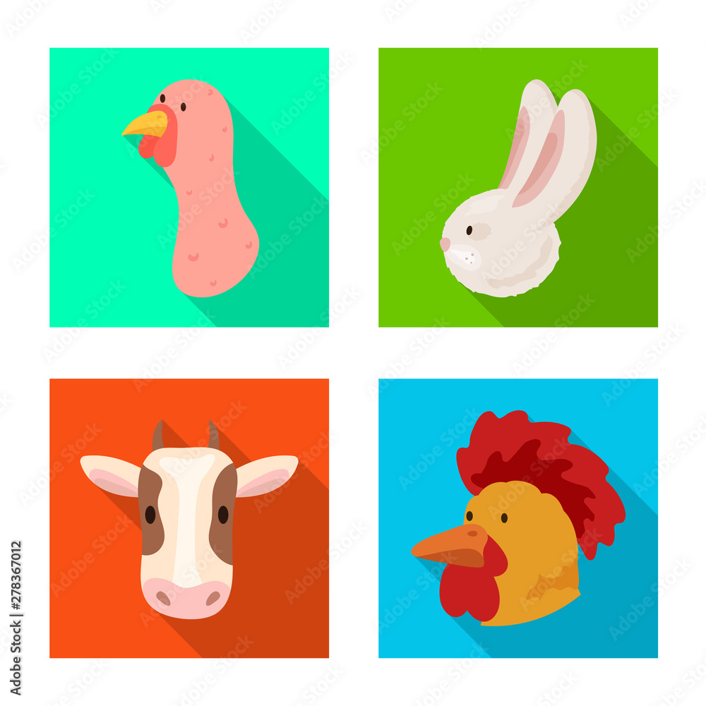 Isolated object of agriculture and breeding sign. Collection of agriculture and organic stock vector illustration. Isolated object of agriculture and breeding sign. Collection of agriculture and organic stock vector illustration.
