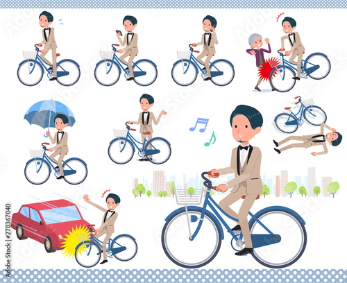 flat type beige tuxedo men_city cycle