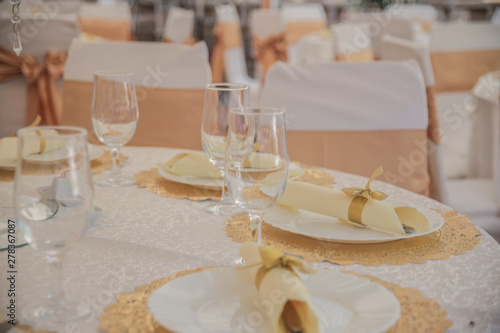 Table decoration for wedding © DjordjeHadziPetrovic