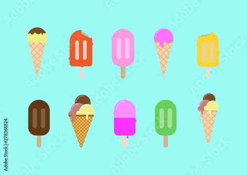 ice cream icon design - vector illustration.