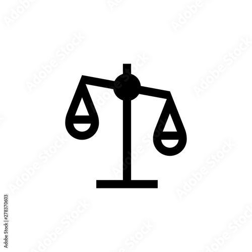 scales icon illustration isolated vector sign symbol