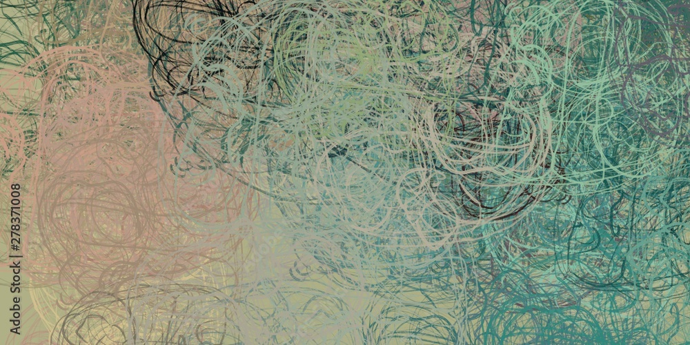 Fototapeta premium Art wallpaper. Digital canvas. 2d illustration. Texture backdrop painting. Creative chaos structure.