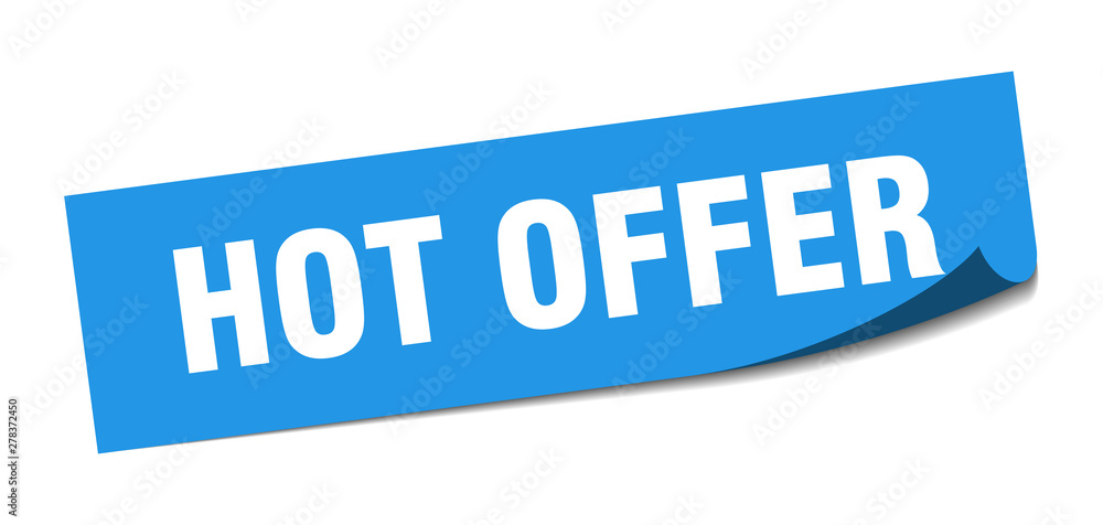 hot offer sticker. hot offer square isolated sign. hot offer hot offer sticker. hot offer square isolated sign. hot offer