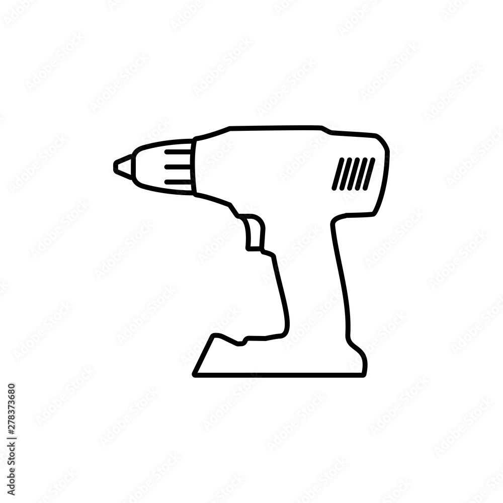 Drill Icon Illustration Isolated For Graphic And Web Design Vector - Vector Drill Icon Illustration Isolated For Graphic And Web Design Vector - Vector