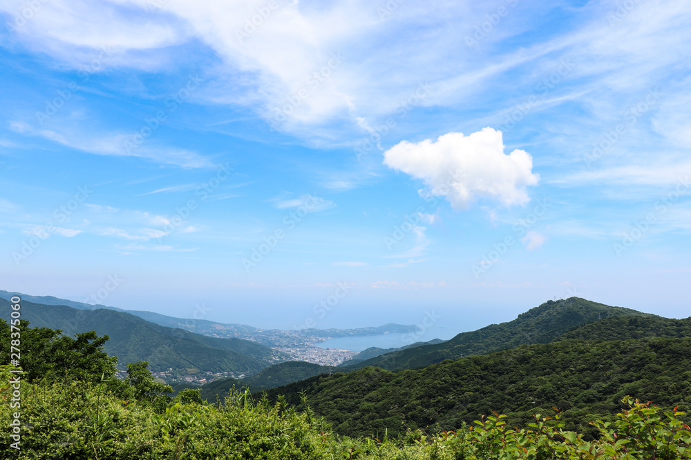 Fototapeta premium 十国峠から見た真鶴半島（静岡県函南町）,jikkoku pass,japan