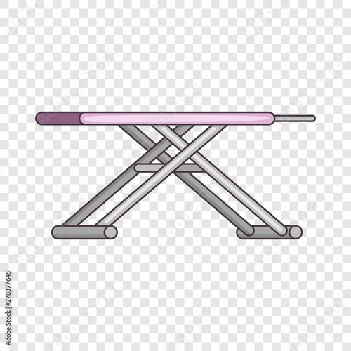 Ironing board icon. Cartoon illustration of ironing board vector icon for web design