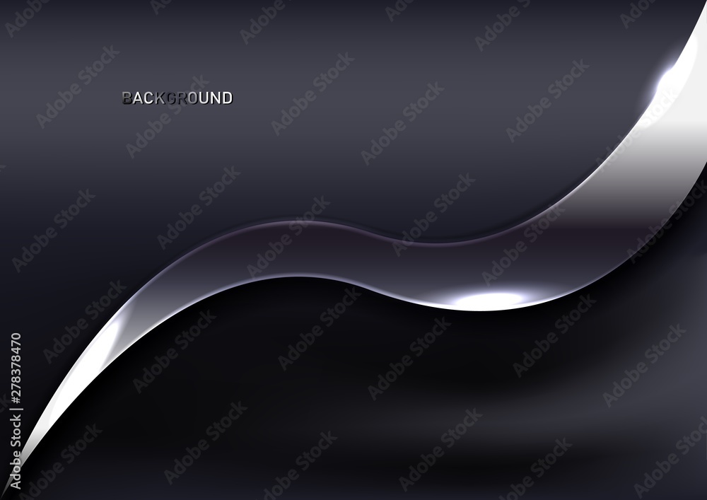 Fototapeta premium Abstract silver and textile background