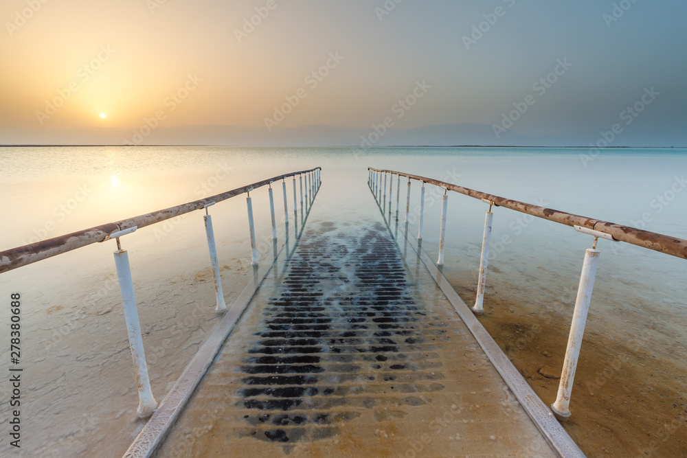Fototapeta premium Beautiful view of the Dead Sea .