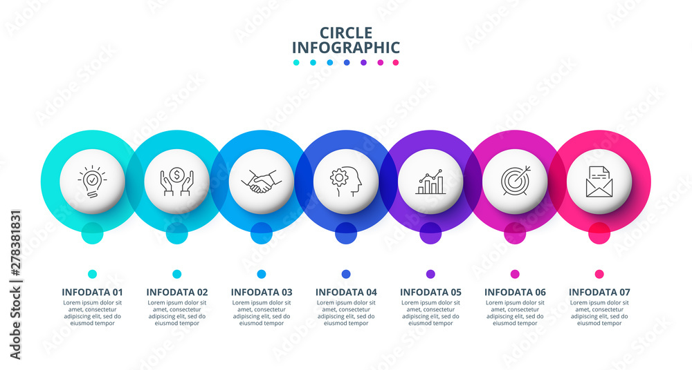 Business data visualization. Process chart. Abstract elements of graph, diagram with steps, options, parts or processes. Vector business template for presentation. Creative concept for infographic. Business data visualization. Process chart. Abstract elements of graph, diagram with steps, options, parts or processes. Vector business template for presentation. Creative concept for infographic.