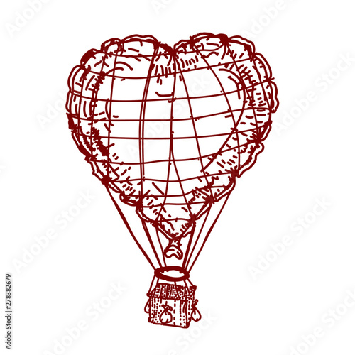 heißluftballon herz 